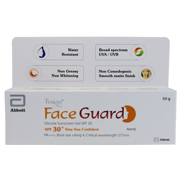Tvaksh Face Guard Silicone sunscreen SPF 30+ GEL