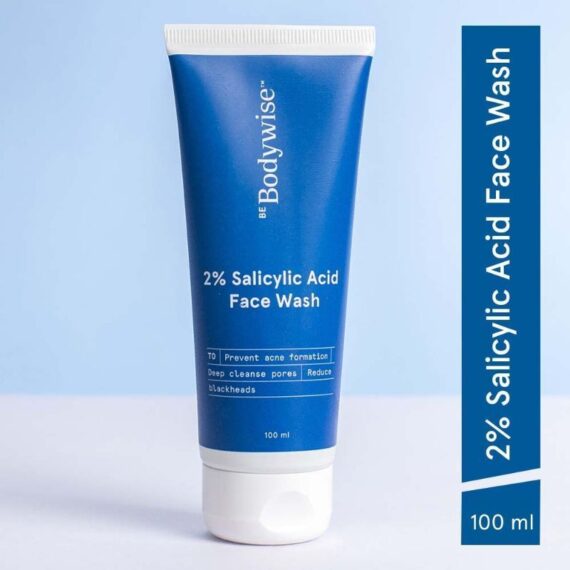 Be Bodywise 2% Salicylic Acid Face Wash for Deep Cleaning, Acne Defense & Excess Oil Removal