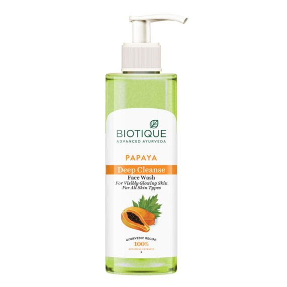 Biotique Bio Papaya Visibly Flawless Face Wash For All Skin Types