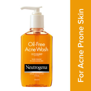 Neutrogena Oil Free Acne Face Wash With 2.0% Salicylic Acid For Effective Yet Gentle Cleansing
