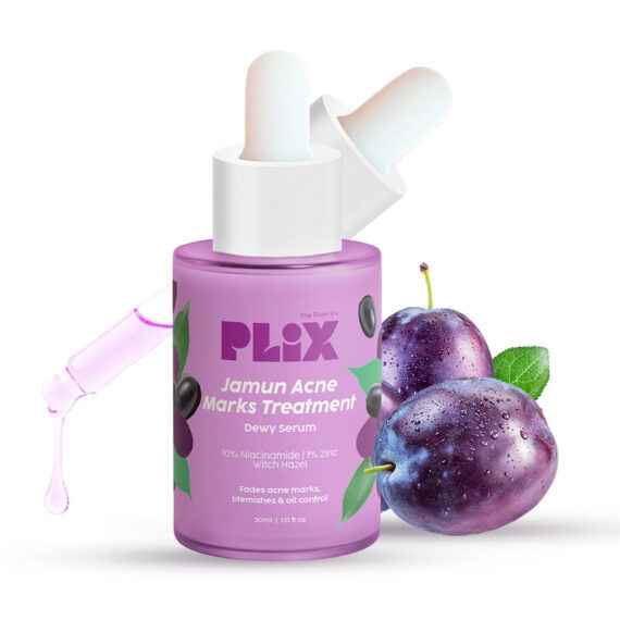 Plix 10% Niacinamide Jamun Face Serum for Acne marks, blemishes & oil control
