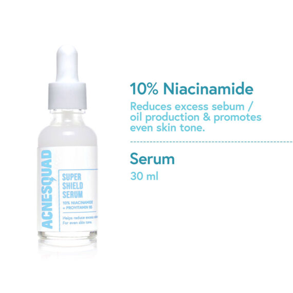 Acne Squad 10% Niacinamide Serum for Acne Prone Skin