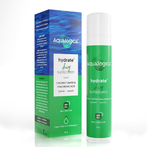 Aqualogica Hydrate+ Dewy Sunscreen with Coconut Water & Hyaluronic Acid