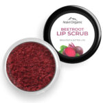 Aravi Organic Beetroot Lip Lightening Scrub Balm for Dark,Chapped & Pigmented Lips, Best Exfoliating