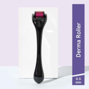 Be Bodywise Derma Roller for Women, 0.5mm 540 Titanium Alloy Needles For Hair Growth, Acne Scars
