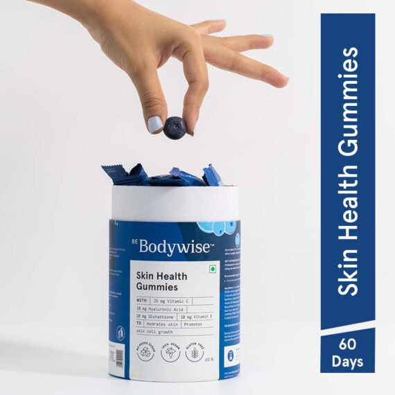 Be Bodywise Vitamin C Skin Health Gummies 60 Days Pack- For Clear & Glowing Skin