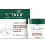 Biotique Milk Protein Instant Glow Face Pack