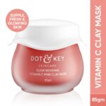 Dot & Key Vitamin C Pink Clay Face Mask For Glowing Skin With Vitamin E, Fades Dark Spots
