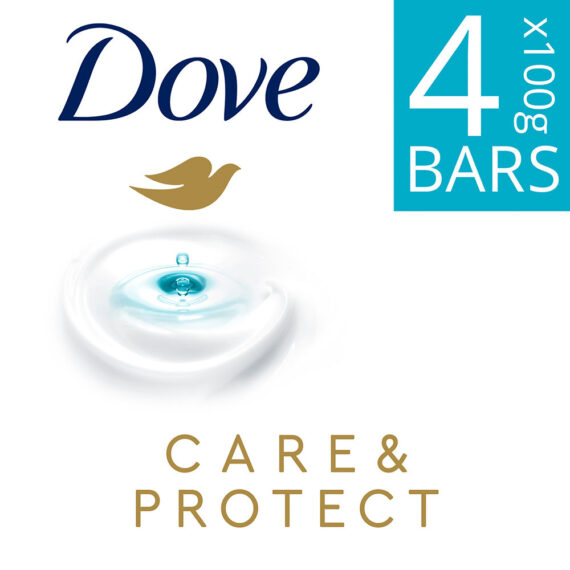 Dove Care & Protect Moisturising Cream Beauty Bathing Bar (Buy 3 Get 1 Free)