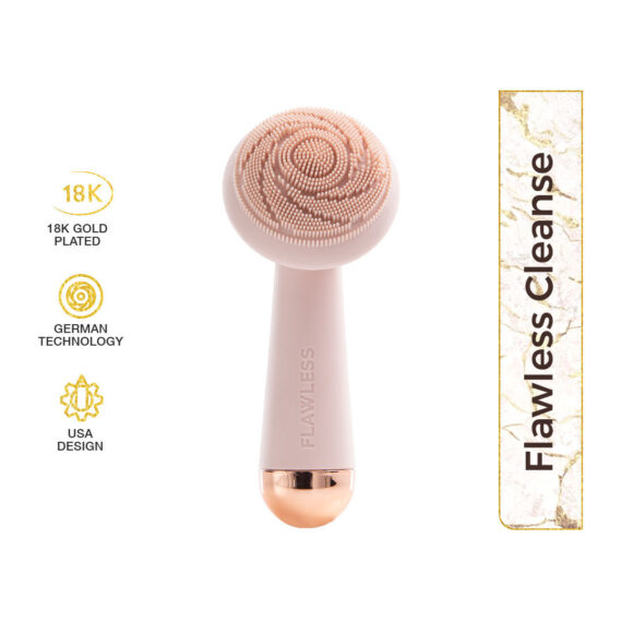 Flawless 3 in 1 electric facial cleanser and massager brush (Rechargeable