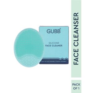 GUBB Silicon Face Cleansing Brush Made With Ultra Hygienic Soft Silicone - Soft & Thin Bristles