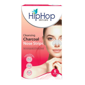 Hiphop Skin Care Cleansing Charcoal Nose Strips for Women - Blackhead Remover & Pore Cleanser (6 Strips)