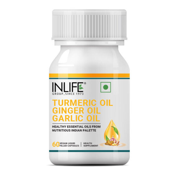 Inlife Turmeric Oil Ginger Oil Garlic Oil Capsule For Men & Women