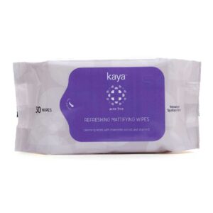 Kaya Refreshing Mattifying Wipes - Acne Free (30 Wipes)