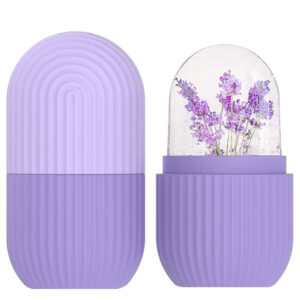 Le Marbelle Face Ice Roller Face Massager Face Roller For Face, Neck Glow & Under Eye Care - Purple