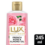 Lux French Rose Fragrance & Almond Oil Bodywash Shower Gel