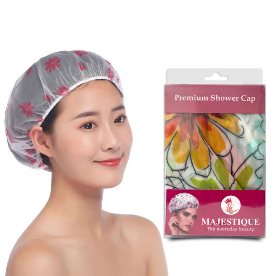 Majestique Premium Shower Cap (Colour May Vary)