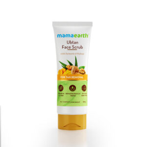Mamaearth Ubtan Scrub For Face With Turmeric & Walnut For Tan Removal
