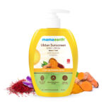 Mamaearth Ubtan Sunscreen Body Lotion SPF 30 With Turmeric & Saffron For Glowing Skin