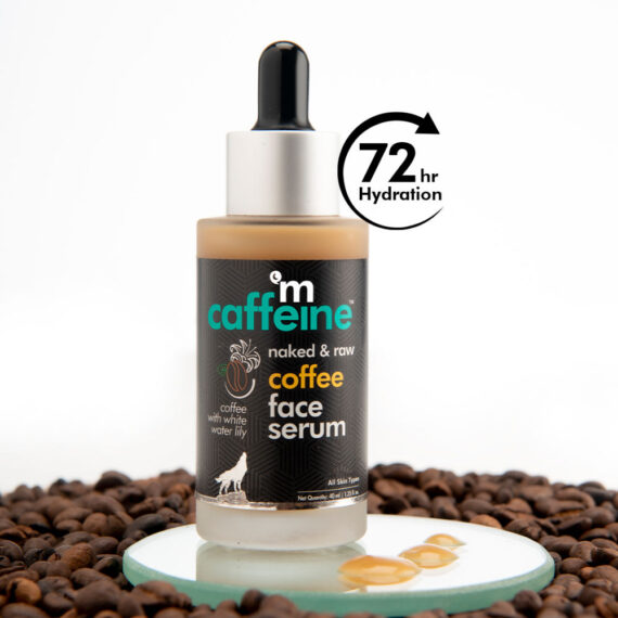 MCaffeine Coffee Face Serum for 72h Hydration & Sun Damage Protection - Antioxidant-rich