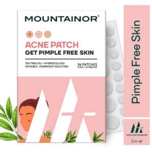 MOUNTAINOR Acne Pimple Patch - Tea Tree Oil + Hydrocolloid Patches
