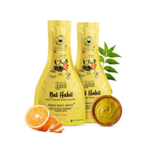 Nat Habit Fresh Daily Ubtan Face Pack - Sweet Orange (Pack Of 2)