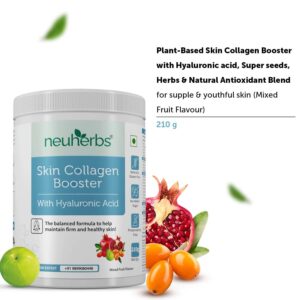 Neuherbs Plant-Based Skin Collagen Booster With Hyaluronic Acid (Anti-Aging & Skin Repair)
