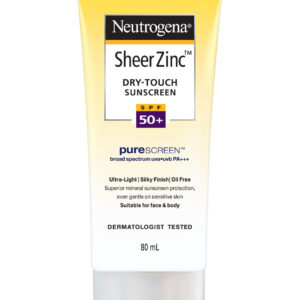 Neutrogena Sheer Zinc Drytouch Mineral Face Sunscreen SPF50 PA+++ With Helioplex For Sensitive Skin