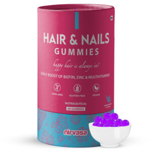 Nirvasa Hair & Nails Gummies - Mixed Berries Flavour