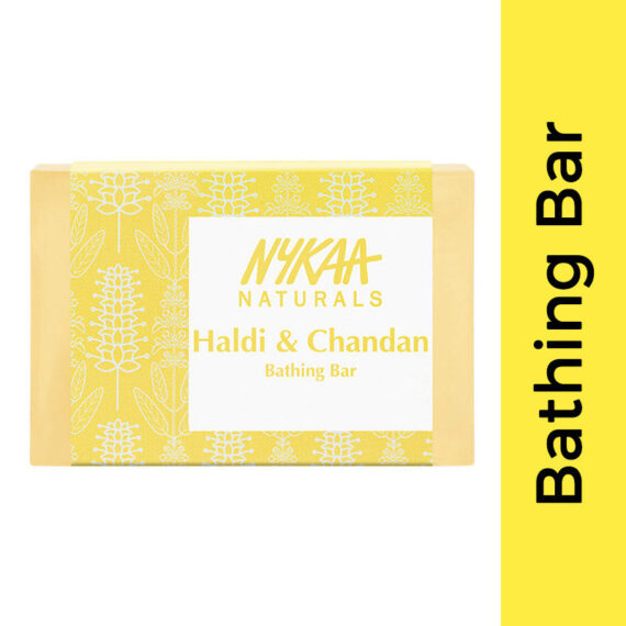 Nykaa Naturals Haldi & Chandan Glowing Bathing Soap
