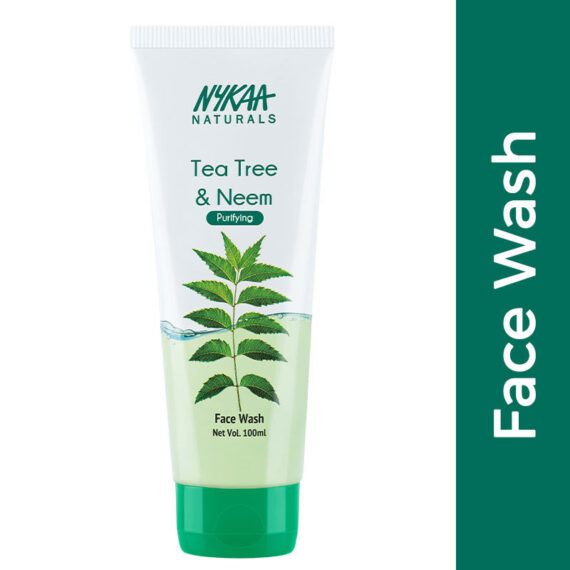 Nykaa Naturals Tea Tree & Neem Purifying Face Wash for Acne