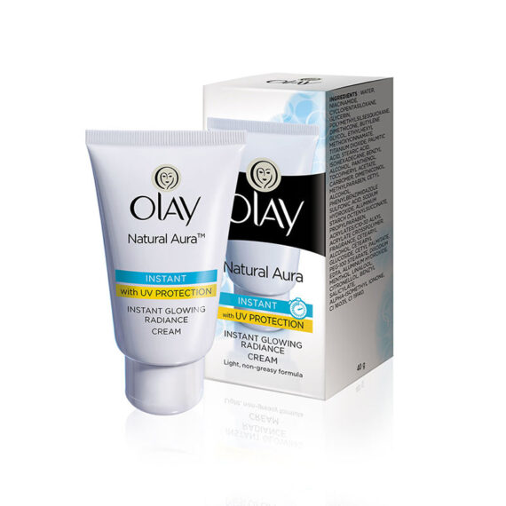Olay Natural Aura Instant Glowing Radiance Cream with UV Protection