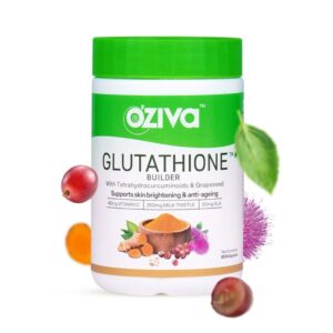 OZiva Glutathione Builder (with ALA, Skin Vitamins) for Skin Brightening & Anti-Ageing