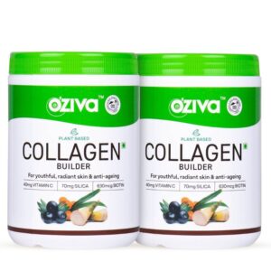OZiva Plant Based Collagen Builder for Anti-Aging Beauty - Skin Repair & Regeneration