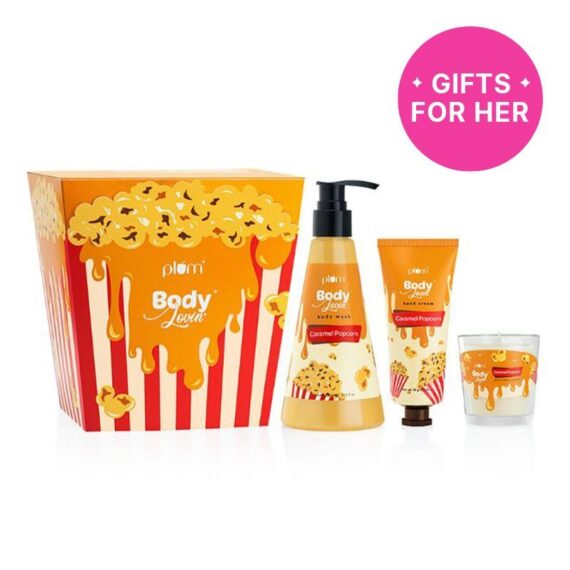 Plum BodyLovin' Caramel Popcorn & Chill Gift Kit