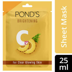 Ponds Vitamin Duo Sheet Mask Brightening With Vitamin C Pineapple Extract