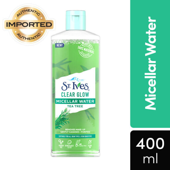 St. Ives Clear Glow Tea Tree Micellar Water With 100% Natural Extracts