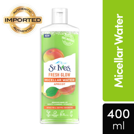 St. Ives Fresh Glow Apricot Micellar Water With 100% Natural Extracts