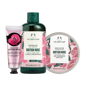 The Body Shop British Rose Body Care Combo