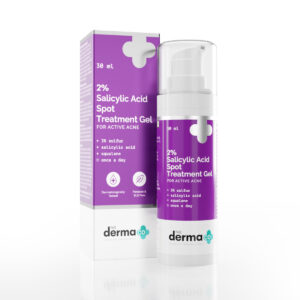 The Derma Co 2% Salicylic Acid Spot Treatment Gel With 3% Sulfur For Acne-prone Skin