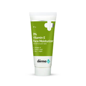 The Derma Co 3% Vitamin E Moisturizer With Vitamin E & Lactic Acid For Dry & Flaky Skin