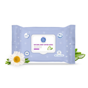 The Moms Co Natural Baby Water Wipes With Aloe Vera & Allantoin - Pack of 3