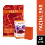 Vaadi Herbals Kesar Chandan Facial Bar With Orange Peel Skin Lightening / Anti Tan
