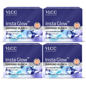 VLCC Insta Glow Diamond Bleach - Pack of 4