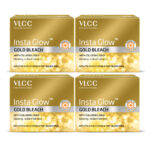 VLCC Insta Glow Gold Bleach - Pack of 4