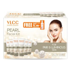 VLCC Pearl Facial Kit + FREE Rose Water Toner Worth Rs 190