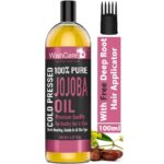 WishCare Pure Cold Pressed Natural Unrefined Jojoba Oil For Face, Hair & Skin